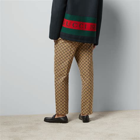 gucci canvas trousers